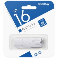 Флэш-диск SmartBuy 16GB USB 3.1 Clue белый