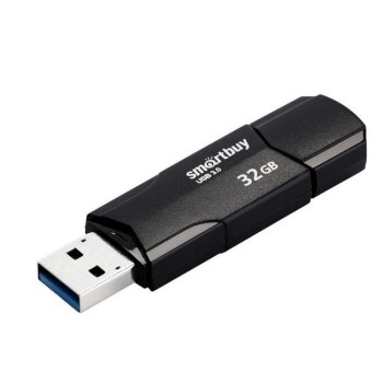 Флэш-диск SmartBuy 32GB USB 3.1 Clue черный