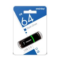 Флэш-диск SmartBuy 64GB Paean чёрный