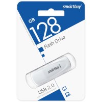 Флэш-диск SmartBuy 128GB Scout белый