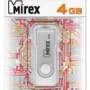 Флэш-диск Mirex 4GB Swivel белый