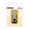 Флэш-диск Mirex 4GB Swivel чёрный