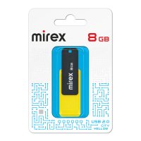 Флэш-диск Mirex 8GB City жёлтый