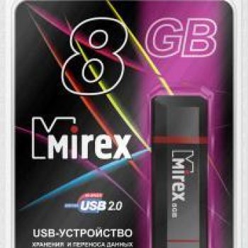 Флэш-диск Mirex 8GB Knight черный