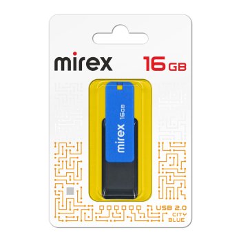 Флэш-диск Mirex 16GB City синий