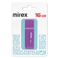 Флэш-диск Mirex 16GB Line фиолетовый