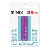 Флэш-диск Mirex 32GB Line фиолетовый