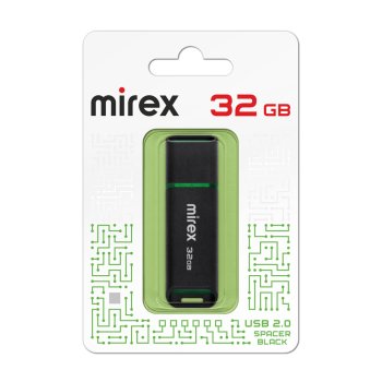 Флэш-диск Mirex 32GB Spacer чёрный