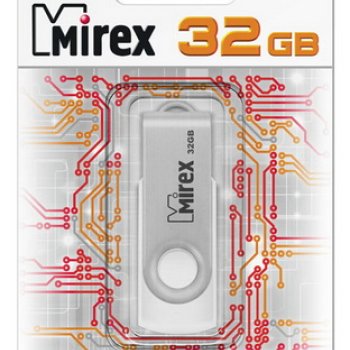 Флэш-диск Mirex 32GB Swivel белый