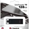 Флэш-диск Kingston 128Gb USB3.0 DataTraveler 70 DT70/128GB черный, Type-C