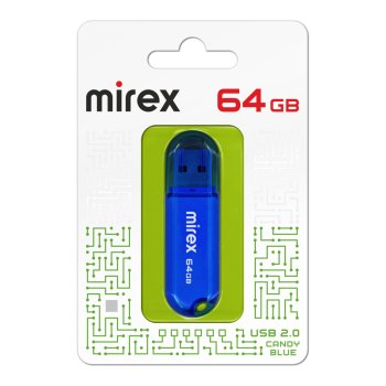 Флэш-диск Mirex 64GB Candy синий