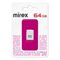 Флэш-диск Mirex 64GB Minca белый