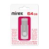 Флэш-диск Mirex 64GB Swivel белый
