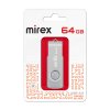 Флэш-диск Mirex 64GB Swivel серебристый