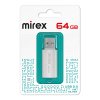 Флэш-диск Mirex 64GB Unit серебро, металлический корпус