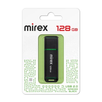 Флэш-диск Mirex 128GB Spacer чёрный