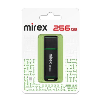 Флэш-диск Mirex 256GB Spacer чёрный