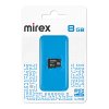 Карта micro-SD Mirex 8GB Class 4 (SDHC) (без адаптера)