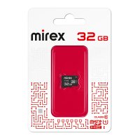 Карта micro-SD Mirex 32GB Class 10 (SDHC) UHS-I (без адаптера)