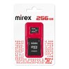 Карта micro-SD Mirex 256GB Class 10 UHS-I U3 + адаптер (SDXC)