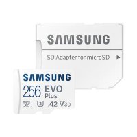 Карта micro-SD Samsung 256GB Class 10 U3 V30 EVO PLUS UHS-I +адаптер (SDXC)