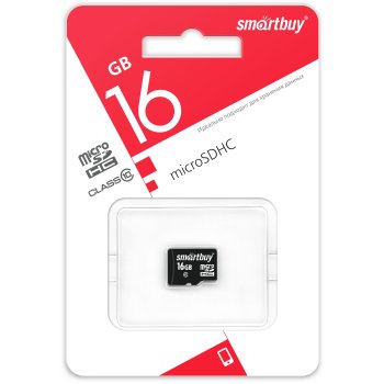 Карта micro-SD SmartBuy 16GB Class 10 (SDHC) (без адаптера) LE
