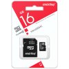 Карта micro-SD SmartBuy 16GB Class 10 + адаптер (SDHC) LE