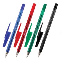 Ручки шариковые набор Brauberg "Black Jack" 0,7мм  4шт ассорти (1)