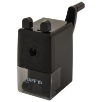 Точилка пластик Staff Everyday MS-796 черный механическая (1/12/96)