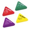 Резинка стирательная ЮНЛАНДИЯ Трио 35*35*10мм треугольная цвет ассорти (1/36)