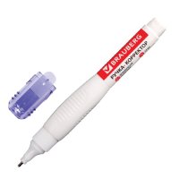 Корректор-ручка BRAUBERG  14 мл металлический наконечник (1/12)