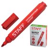 Маркер Staff перманентный (нестираемый) наконечник круглый 2,5мм красный (12)