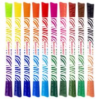 Фломастеры двусторонние утолщенные 10шт 20цв Brauberg Premium Bi-Color (1/24)