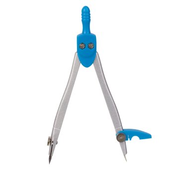 Циркуль Brauberg "Klasse" 115мм пластиковый пенал ассорти дисплей (1/24)