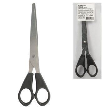 Ножницы 16,5см Staff черные (1/12)