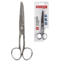 Ножницы 17,5см Brauberg "Professional" цельнометаллические (1/12)