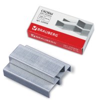 Скобы для степлера №10 BRAUBERG 1000шт (40/10)
