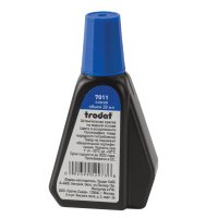 Краска штемпельная TRODAT 28 мл на водной основе синяя