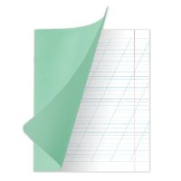 Тетрадь  12л. А5 косая линия Brauberg "Лермонтов М.Ю" С ДОПОЛНИТЕЛЬНОЙ ГОРИЗОНТАЛЬНОЙ обложка офсет ЗЕЛЕНАЯ (20/280)