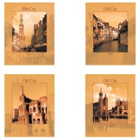 Тетрадь 96л. А5 клетка Staff "ГОРОДА" офсет №2 обложка картон АССОРТИ (4/56)