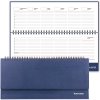 Планинг настольный недатированный Brauberg "Select" 305*140мм 60 листов под зернистую кожу темно-синий (1/50)