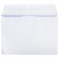 Конверт С6 114х162мм белый отрывная полоса Курт 50шт внутр запечатка (10/20)