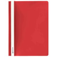 Папка-скоросшиватель А4 130/180мкм Brauberg красный (25)