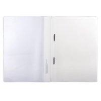 Папка-скоросшиватель А4 140/180мкм Brauberg белый (10/50)