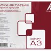Файл с перфорацией А3 Бюрократ 30 мкм, горизонтальное расположение документа, глянцевый Премиум (50шт) (1/30)