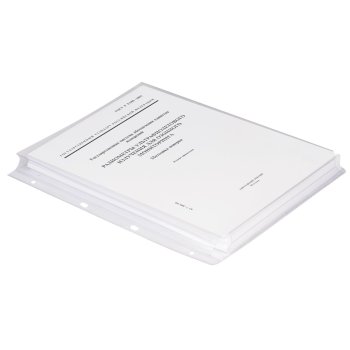 Файл А4 180мкм 243х307мм объемный перфорированный до 250 листов ПВХ (ДПС) (1/25)