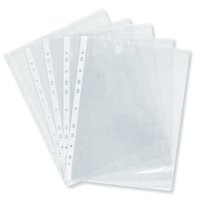 Файл с перфорацией А4+ Бюрократ Эконом глянцевый (100шт) (1/40)