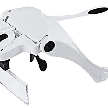 Лупа бинокулярная 9892-В1 5в1, налобная