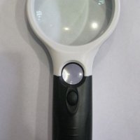 Лупа ручная 6902 75мм/3х 22мм/45х подсветка (10)