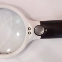 Лупа ручная 6903 90мм/2,5х 22мм/45х подсветка